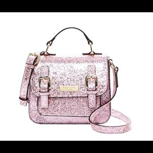 Kate spade mini pink glitter purse. Barely used!